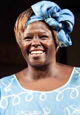 Wangari Maathai från Kenya  får Nobels fredspris i år. Foto: Tor Richardsen/PrB.