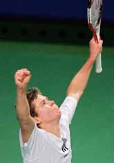 Michael Ryderstedt är klar för kvartsfinal i Stockholm Open i tennis. Foto: Sven Nackstrand/PrB.