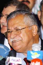 Iraks nye president Jalal Talabani. Foto: Pressens Bild