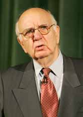 Amerikanen Paul Volcker har undersökt vilka företag som samarbetade med Saddam Hussein. Foto: Don Emmert/Pressens Bild