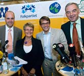 Den borgerliga alliansen. Foto: Leif R Jansson/Scanpix