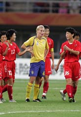 Sverige är utslaget ur fotbolls-VM Foto: Saurabh Das/Scanpix