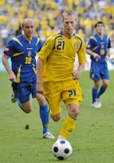 Sverige förlorade mot Ukraina med 1-0. Foto: Jessica Gow/Scanpix.