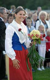 Kronprinsessan Victoria firades på Öland på måndagen. Då fyllde hon 31 år. Foto: Fredrik Sandberg/Scanpix