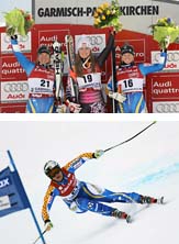 Anja Pärson har hittat formen. Hon kom tvåa i super-G i helgen. Efter Lindsey Vonn och före Jessica Lindell Vikarby. Foto: Enrico Schiavi
