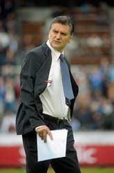 Djurgårdens tränare Zoran Lukic. Foto: Fredrik Sandberg/Scanpix