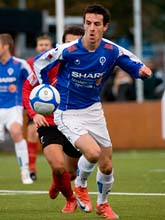 Haris Radetinac gjorde det avgörande målet. Foto: henrik Montgomery/Scanpix