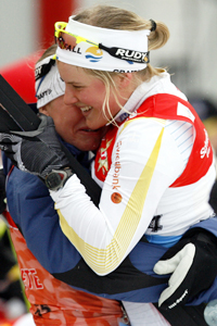 Hanna Falk är Sveriges nya skidstjärna. Foto: Hermann J. Knippertz/AP/Scanpix