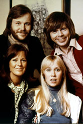 Abba år 1974. Foto AP/Scanpix
