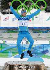 Björn Ferry vann OS-guld. Foto: Andrew Medichini/Scanpix
