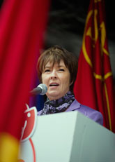 Socialdemokraternas ledare Mona Sahlin. Foto: Jonas Ekströmer/Scanpix