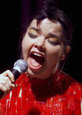 Sångerskan Björk. Foto: Fabrice Coffrini/Scanpix