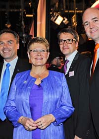 Alliansens partiledare efter valet vill inte samarbeta med Sverigedemokraterna. Foto: Anders Wiklund/Scanpix