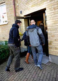 I helgen grep polisen i Malmö en man som misstänks för skotten mot invandrare. Foto: Claudio Bresciani/Scanpix 