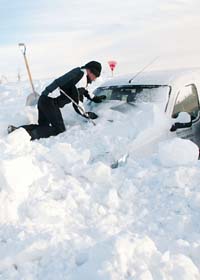 Det är snöigt och kallt i Sverige. Foto: Johan Nilsson/Scanpix