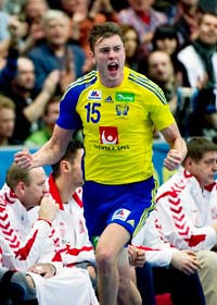 Sverige är klart för semifinal i VM. Foto: Adam Ihse/Scanpix