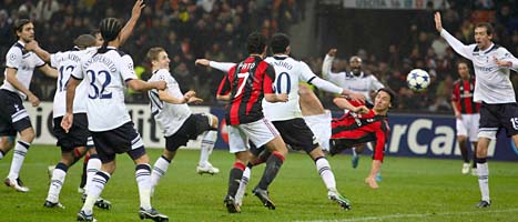 Tottenham slog Milan på bortaplan.