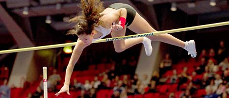 Angelica slog rekord i stavhopp. Foto: Maja Suslin/Scanpix