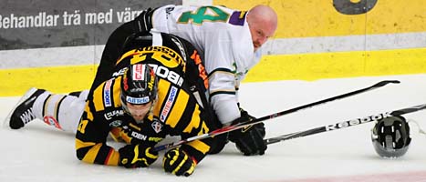 Färjestad vann mot Skellefteå och leder SM-finalen med 3-1 i matcher.
Foto: Robert Granström/Scanpix