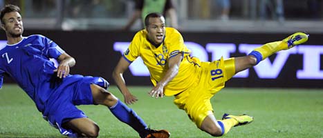 Sverige vann mot San marino. Foto: Janerik Henriksson/Scanpix