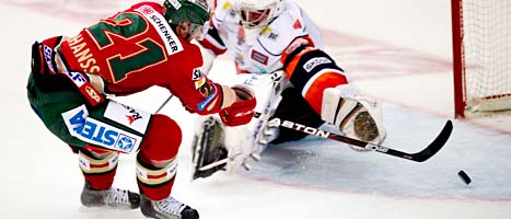 Växjö lyckades inte vinna första matchen. Foto: Adam Ihse/Scanpix