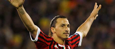Zlatan gjorde mål igen. Foto: Sergej Grits/Scanpix