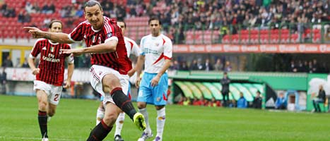 Zlatan Ibrahimovic är i bra form. Foto: Luca Bruno/Scanpix