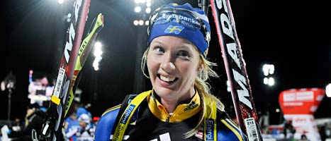 Anna Maria Nilsson blev tvåa i världscupen. Foto: Anders Wiklund/Scanpix