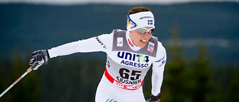 Charlotte Kalla. FOTO: Pontus Lundahl/SCANPIX