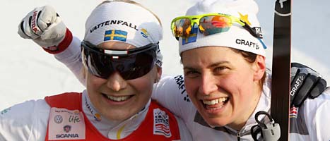Hanna Brodin och Ida Ingemarsdotter. Foto: Scanpix