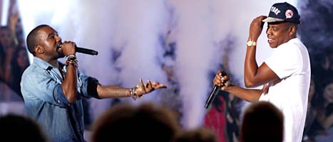 Rapparna Kanye West och Jay Z gör två konserter i Sverige. FOTO: Matt Sayles/SCANPIX