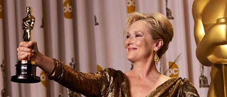 Meryl Streep fick en Oscar för bästa kvinnliga huvudroll.
Foto: Ap/Scanpix