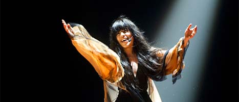 Loreen vann Melodifestivalen. Hon fick rekordmånga röster. Foto: Fredrik Sandberg/Scanpix