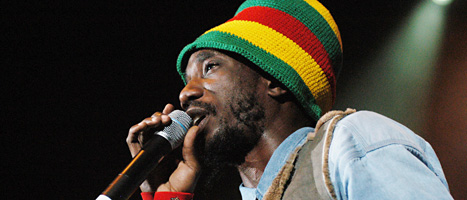 Det blev ingen spelning med artisten Sizzla i Stockholm. Foto: Brad Barker/Scanpix