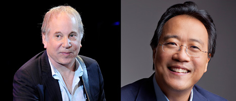 Paul Simon och Yo-Yo Ma får Polarpris. Foto: Scanpix