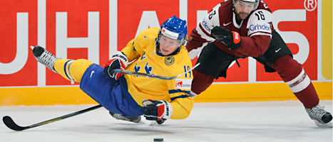 Nicklas Bäckström är en av Sveriges många världsstjärnor i VM.
Foto: Anders Wiklund/Scanpix.
