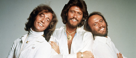 Popgruppen Bee Gees, Robin, Barry och Maurice. Foto:AP/Scanpix