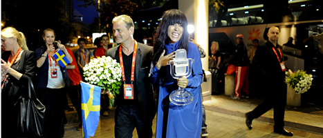 Loreen vann schlager-EM i Baku. Foto: Jessica Gow/Scanpix.