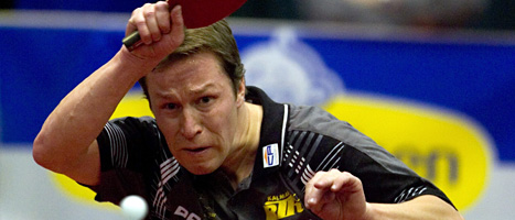 Jan-Ove Waldner fyller snart 47 år men fortsätter att spela. Foto: Björn Larsson Rosvall/Scanpix