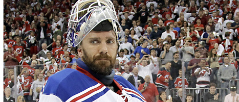 Henrik Lundqvist är NHLs bästa hockeymålvakt.
Foto:Julio Cortez/Scanpix