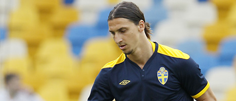 Zlatan blir världens näst bäst betalde fotbollsspelare. 
Foto. Kirsty Wigglesworth/Scanpix