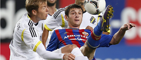 AIK vann mot det ryska topplaget CSKA Moskva. Foto: Misha Japardidze/Scanpix.