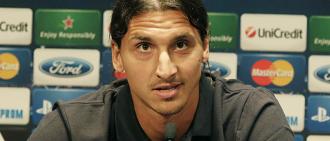 Zlatan drömmer om att vinna Champions League. Foto: Michel Euler/Scanpix.