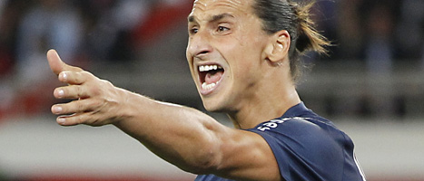 Zlatan är i toppform just nu. Foto: Michael Euler/Scanpix.