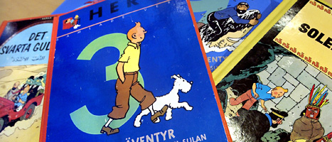 Barn och ungdomar kan fortsätta att läsa Tintin. Foto: Claudio Bresciani/Scanpix
