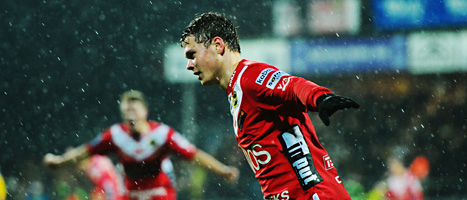 Elfsborg vann mot Mjällby och skaffade sig guldläge. Foto: Patric Söderström/Scanpix.