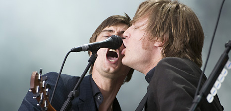 Rockgruppen Mando Diao. Foto: Fredrik Sandberg/Scanpix.