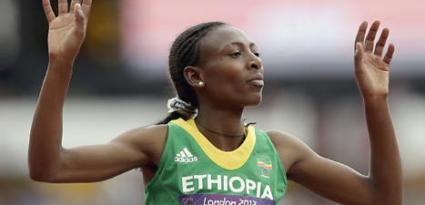 Abeba Aregawi är nu svensk. Foto: Anja Niedringshaus/Scanpix