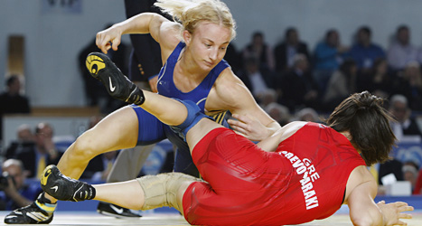 Sofia Mattsson vann EM-guld. Foto: Reuters/Scanpix.