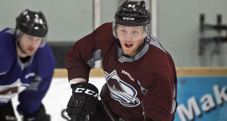 Gabriel Landeskog spelar för Sverige i ishockey-VM. Foto: David Zalubowski/Scanpix. 